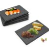 Van-Gogh-Slate-Dining-Food-Serving-Platter-Cheese-Board-Tray-22x16cm-24pcs-Grey