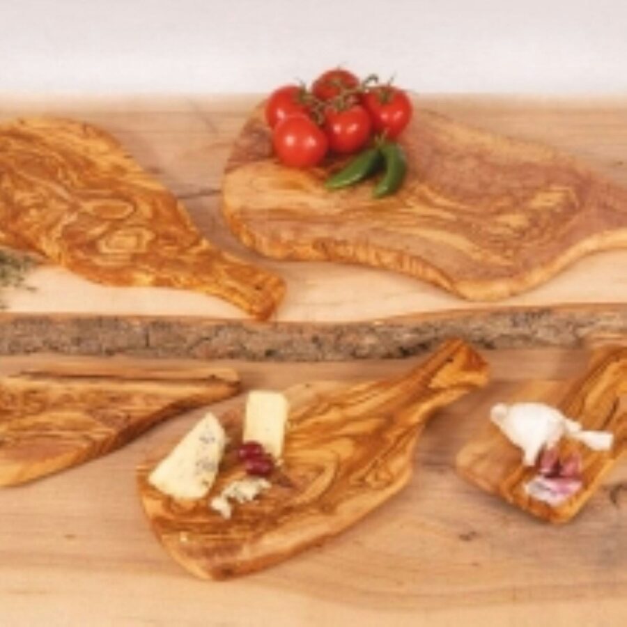 Verano-Spanish-Ceramics-Olive-Wood-Cheese-Board-w-Handle-40cm-Brown-5