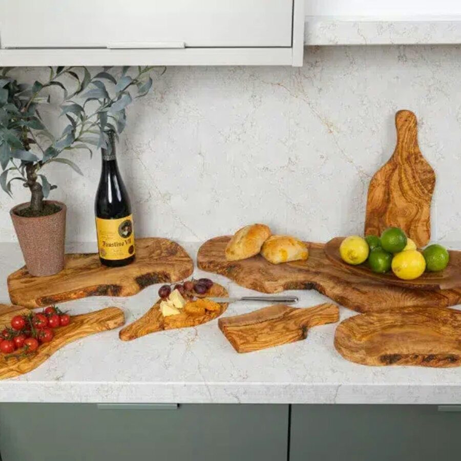 Verano-Spanish-Ceramics-Olive-Wood-Serving-Board-w-Handle-33cm-Brown-3