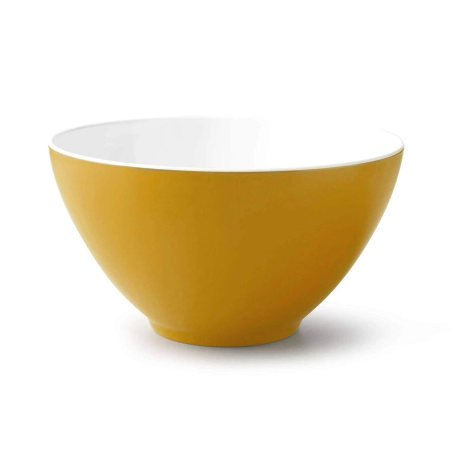Zeal-Melamine-Salad-Bowl-26cm-Mustard-Yellow