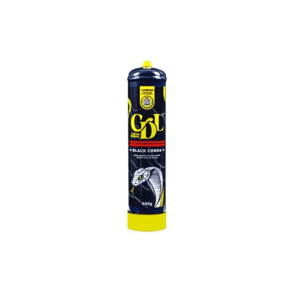 Cream Deluxe Nitrous Oxide Black Cobra 666g Case