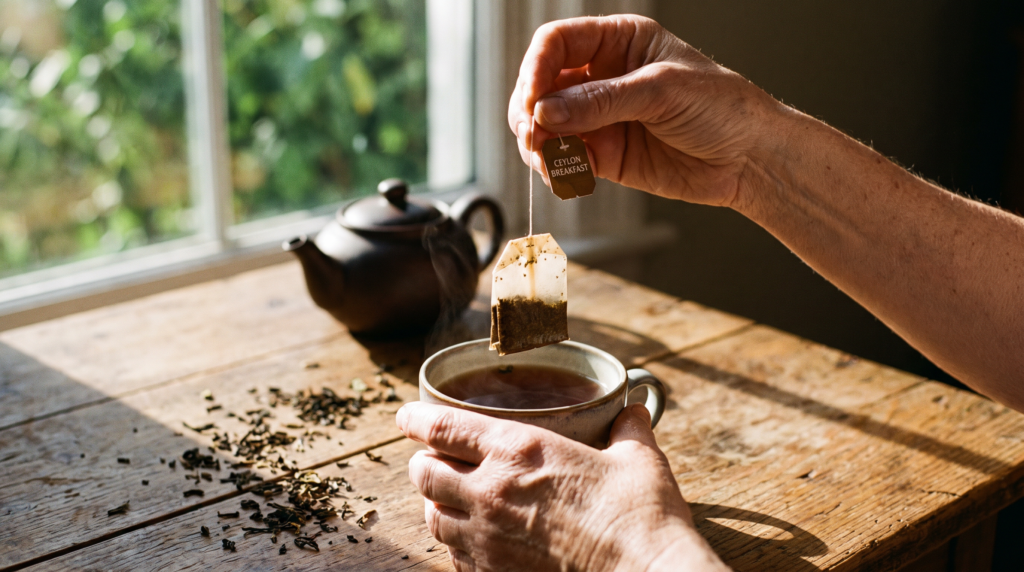 String And Tag Tea Bags