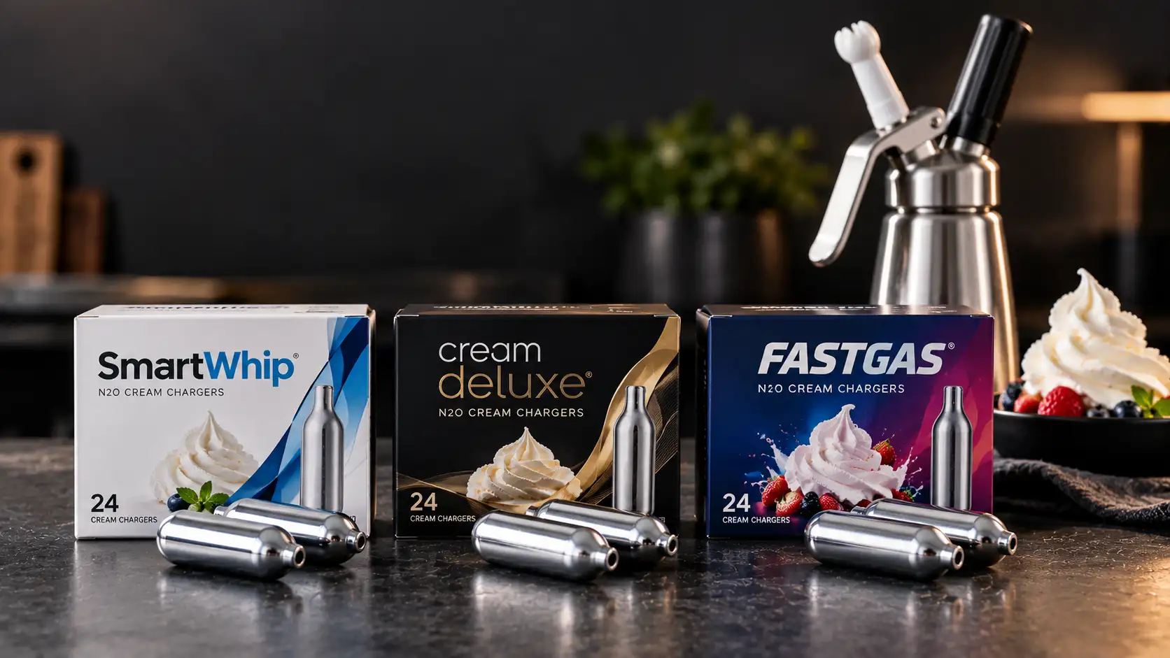 SmartWhip vs Cream Deluxe vs Fast Gas